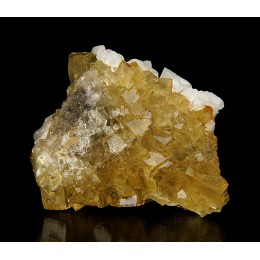 Fluorite Calcite and Pyrite Villabona Mine - Asturias M03879